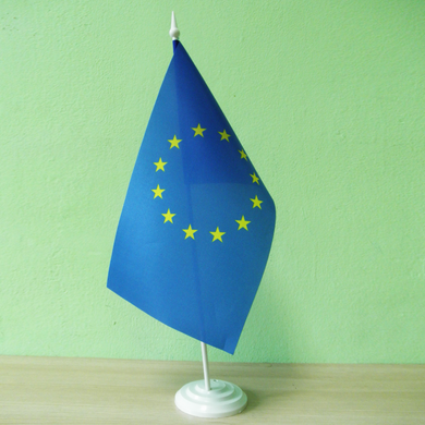 Флажок "Флаг Евросоюза" на подставке