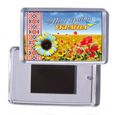 Сувенирный магнит на холодильник "Моя країна - Україна"