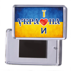 Сувенирный магнит на холодильник "Україна - Украина"