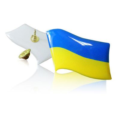 Значок-линза полимерный "Флаг Украины"