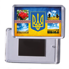 Сувенирный магнит на холодильник "Украинская символика"