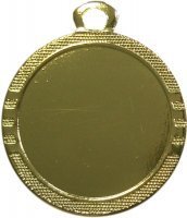 Медаль для первоклассника 32 мм "золото", Золотистый