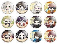 Аниме значки "Bungou Stray Dogs" (Проза бродячих псов) - набор 12 шт.