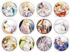 Значки аниме "The Pet Girl of Sakurasou" (Кошечка из Сакурасо) - набор 12 шт.