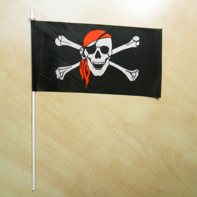 Прапорець "Прапор піратський" ("Анархістський прапор")