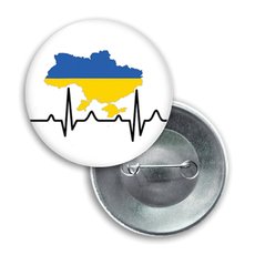 Значок патриотический "Пульс Украины"