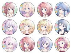 Значки аниме "Ongaku Shoujo" (Музыкальные девчонки) - набор 12 шт.