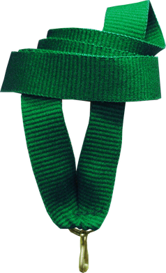 Лента для медали - зелёная