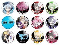 Значки аниме "Servamp" (Вампир-слуга) - набор 12 шт.