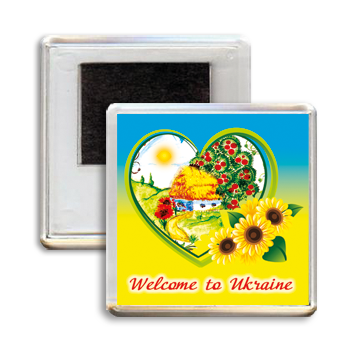 Сувенирный магнит "Welcome to Ukraine"