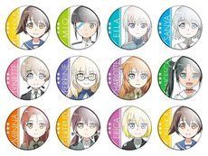 Значки аниме "Strike Witches" (Штурмовые ведьмы) - набор 12 шт.