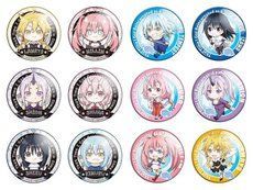 Значки аниме "That Time I Got Reincarnated as a Slime" (О моём перерождении в слизь) - набор 12 шт.
