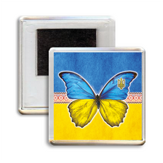 Сувенирный магнит на холодильник "Метелик"