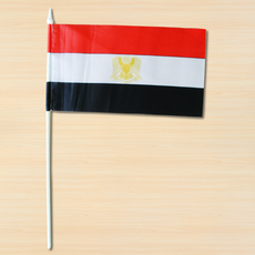 Флажок "Египет" с гербом ("Египетский флаг с гербом")