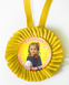 Медаль на розетці іменна з фото учениці "Першокласниця"