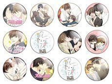 Аниме значки "Sekai-ichi Hatsukoi" (Лучшая в мире первая любовь) - набор 12 шт.