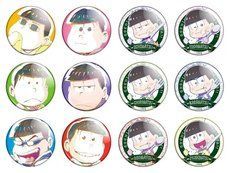 Значки аниме "Mr. Osomatsu" (Дядька Осоматсу) - набор 12 шт.